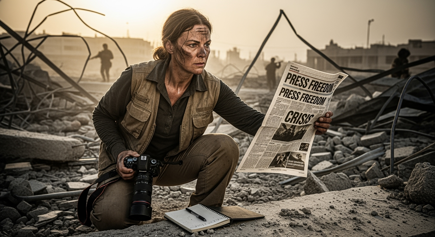 報告發現，全球新聞自由遭遇 50 年來最急劇的下滑