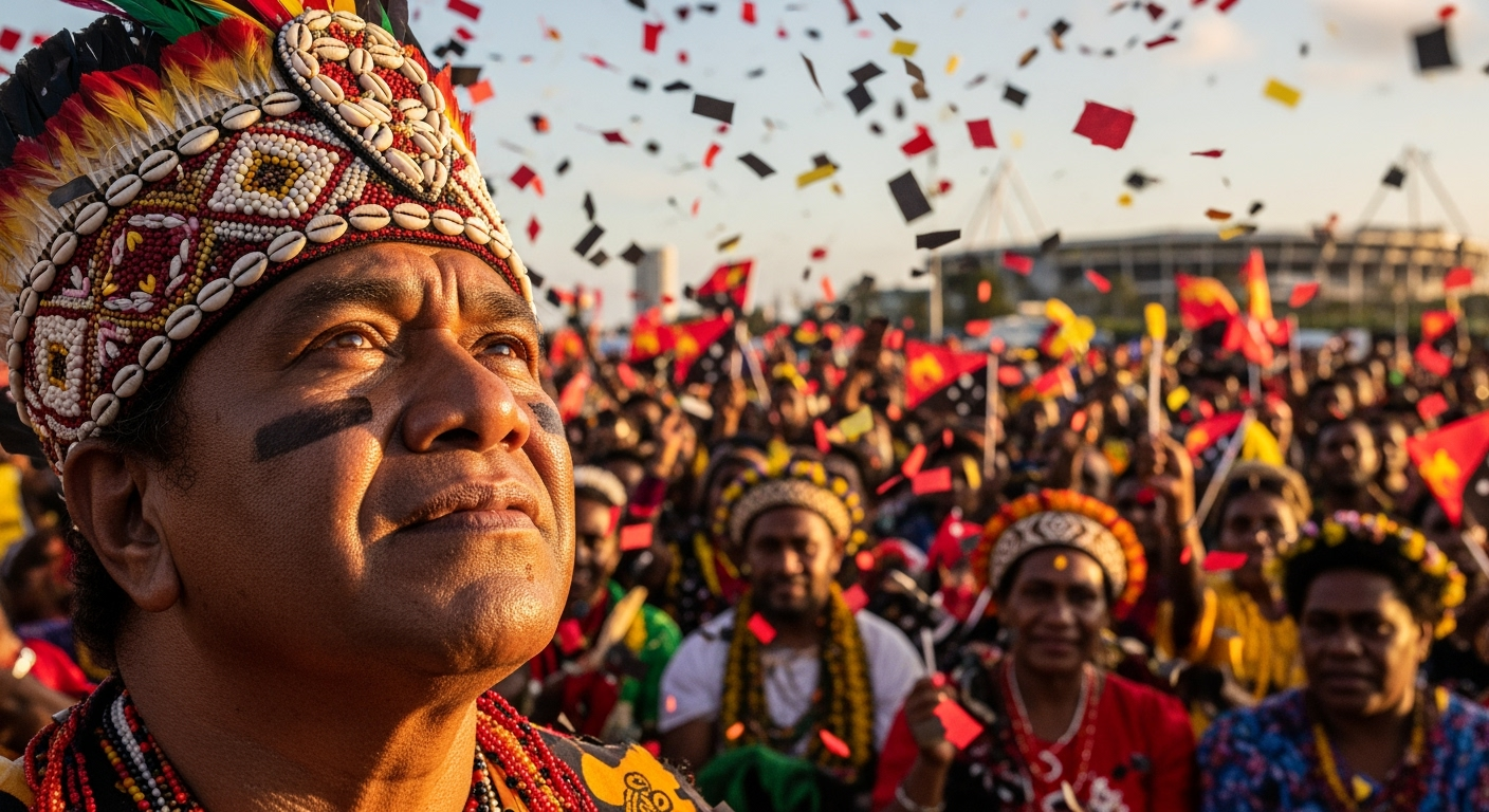 太平洋領袖齊聚，慶祝巴布亞紐幾內亞獨立50週年