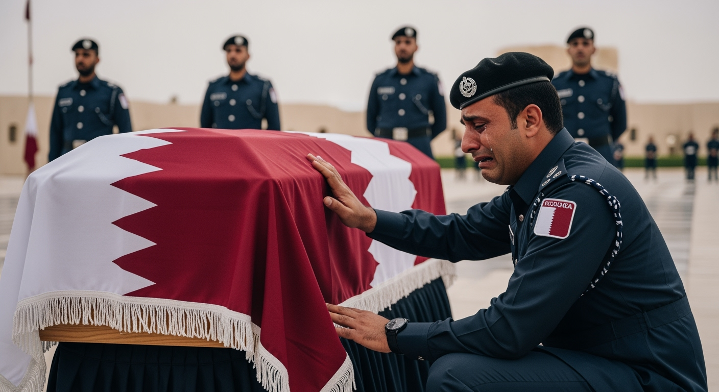 卡達內政部週二表示，其一名安全部隊成員在……事件中喪生。