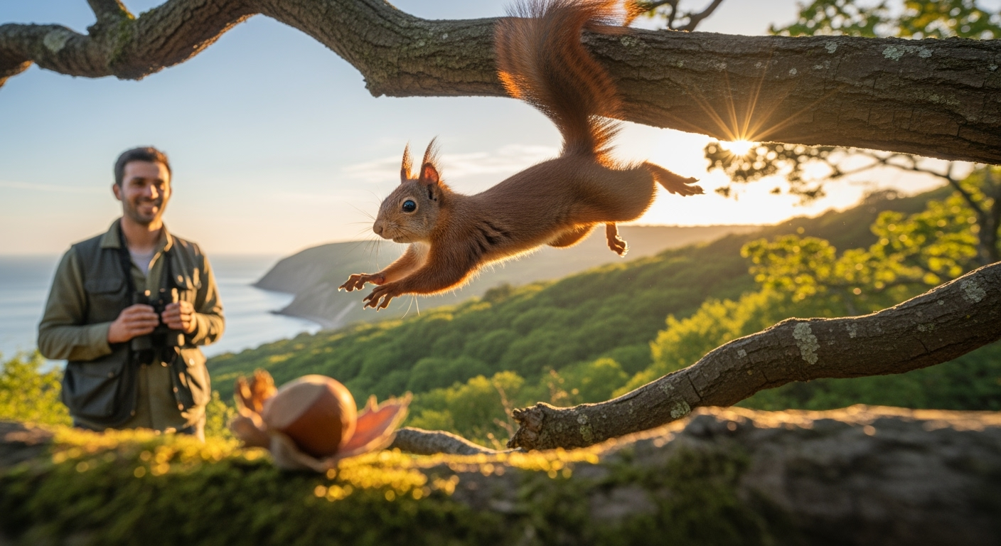 研究發現懷特島紅松鼠族群繁衍興旺，數量幾近翻倍