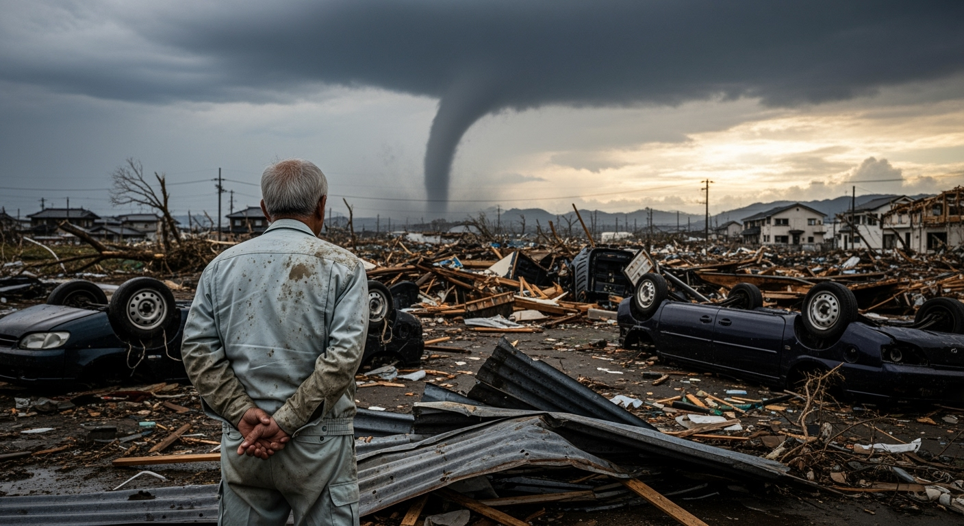 日本史上最強龍捲風襲擊靜岡縣