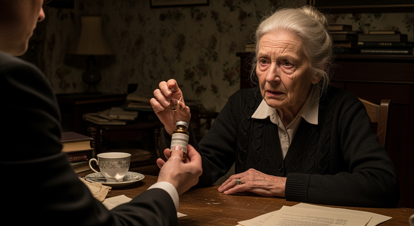 法庭獲悉，81歲老婦曾與臥底探員談論使用動物安樂死藥物殺人