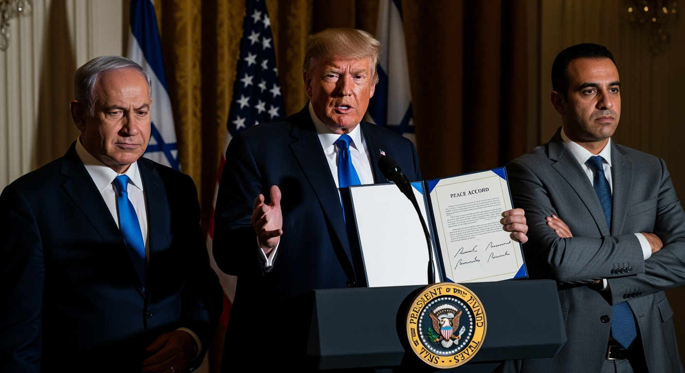 「川普強加給內塔尼亞胡和哈瑪斯一個誰都不真正想要的計畫」