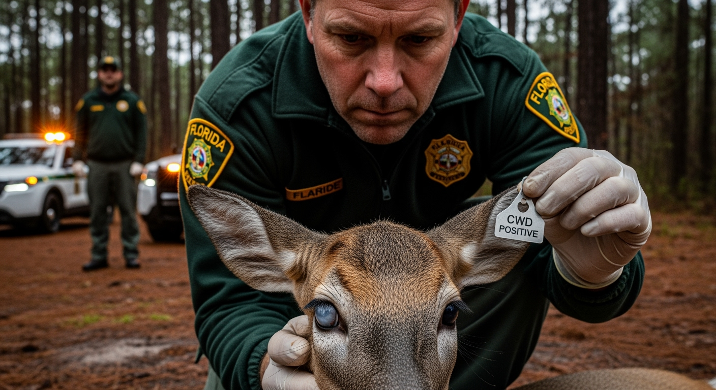佛羅里達州野生動物官員發現州內第二起「殭屍鹿病」病例