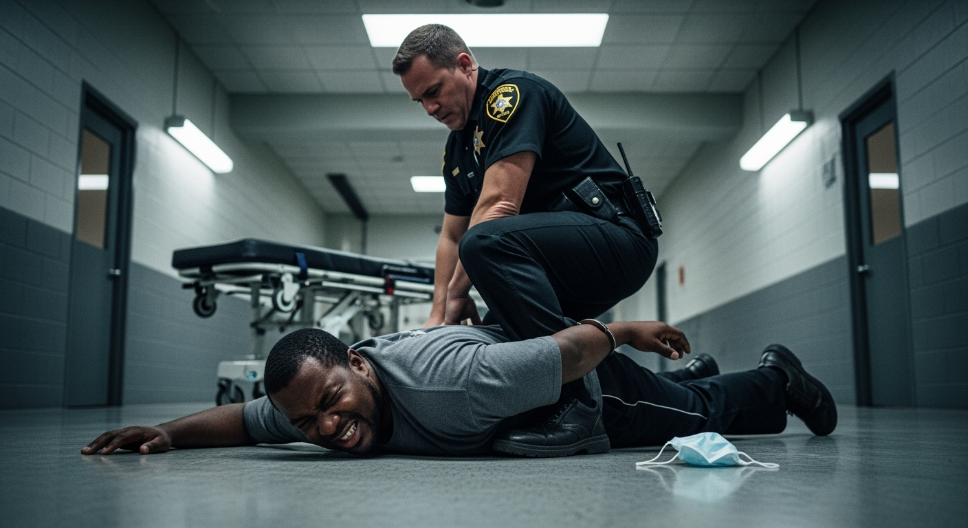 紀錄顯示，堪薩斯州副警長用膝蓋壓制被銬住的黑人男子長達86秒