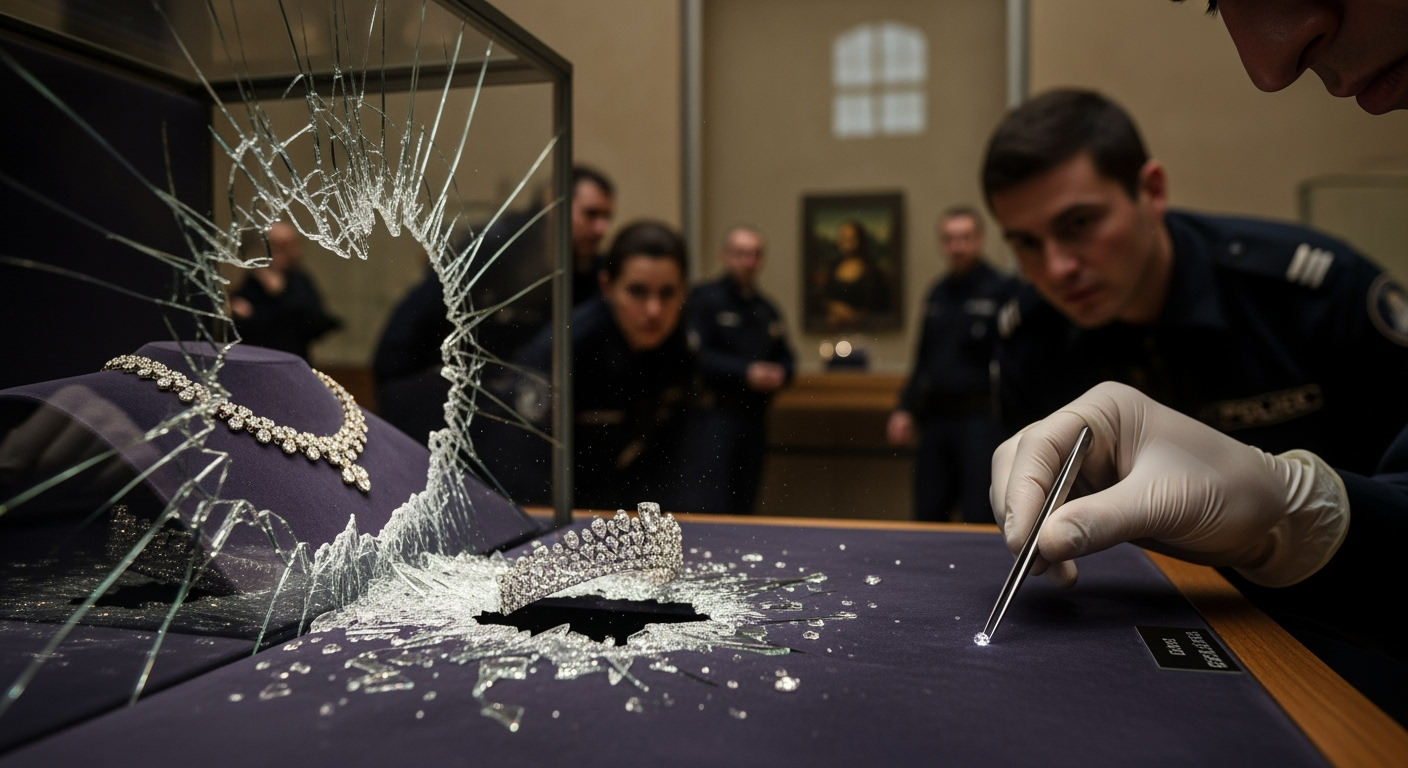 羅浮宮珠寶竊賊遭警方追捕，博物館維安備受質疑