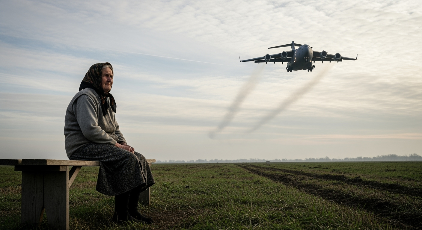 整個上午都能聽見飛機轟鳴聲，外國政要紛紛飛抵此地……