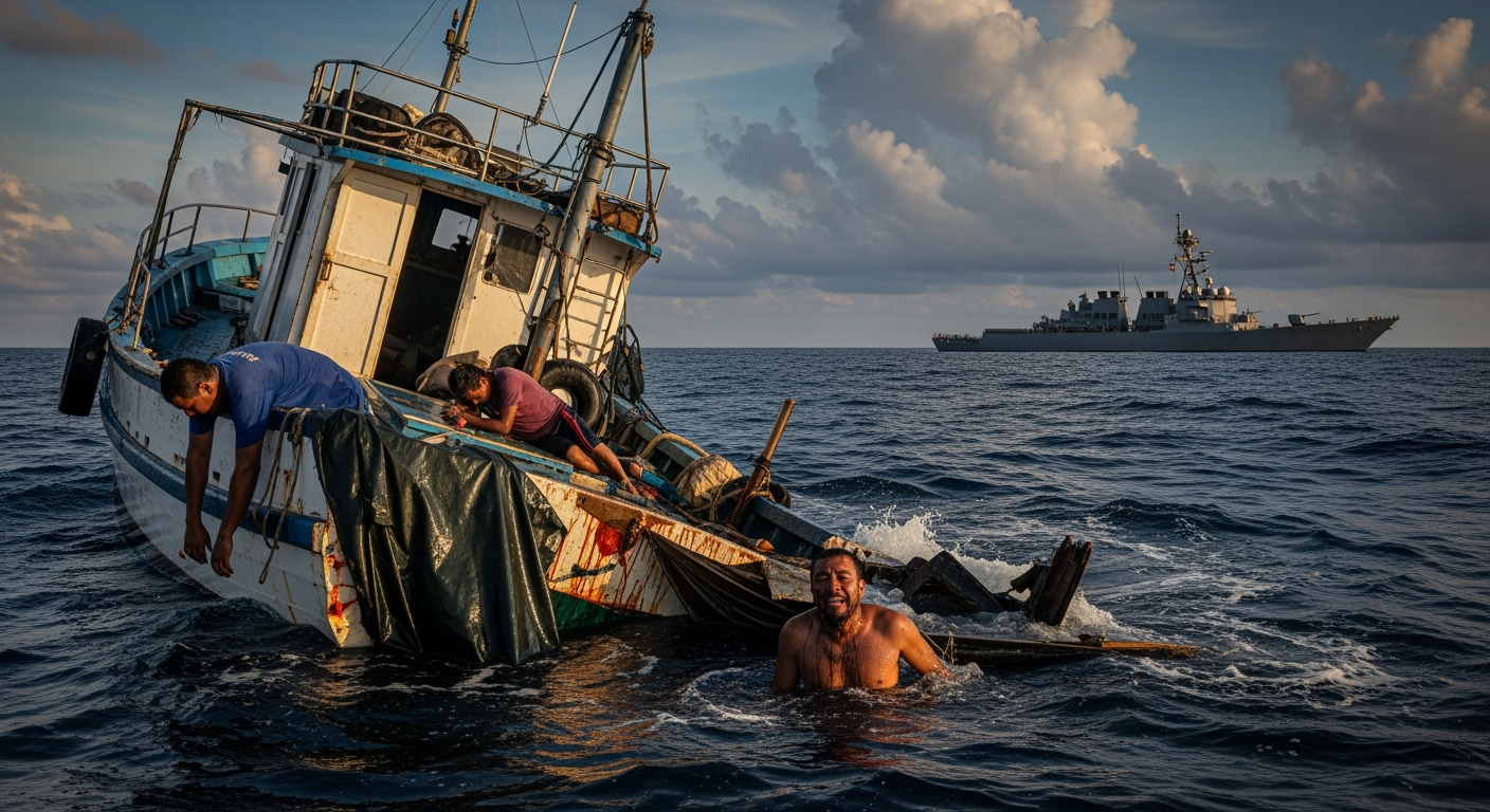川普：美軍於委內瑞拉外海擊毀另一艘涉毒船隻，六人斃命