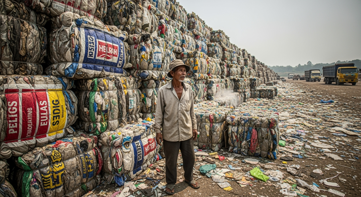 數據顯示，英國出口至開發中國家的塑膠廢棄物一年內暴增 84%