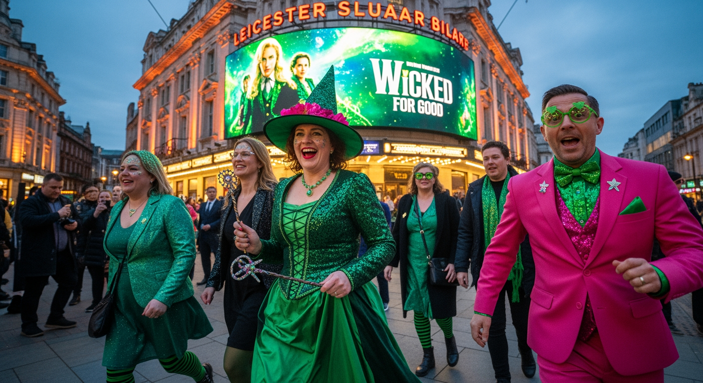 「為生活增添奇想」：《女巫前傳》粉絲將魔法帶進萊斯特廣場