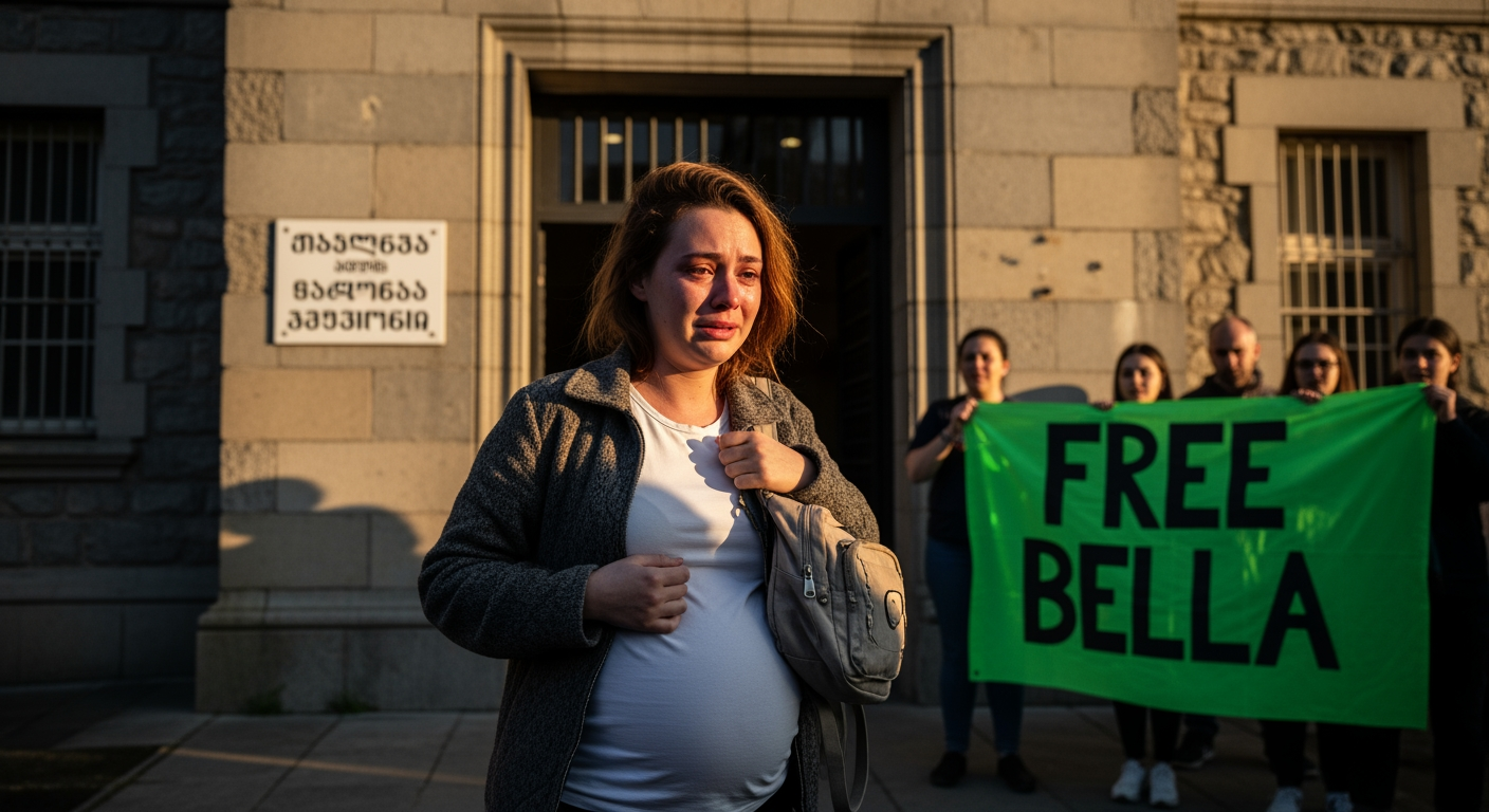 懷孕的英國少女 Bella May Culley 獲釋出獄，離開喬治亞監獄