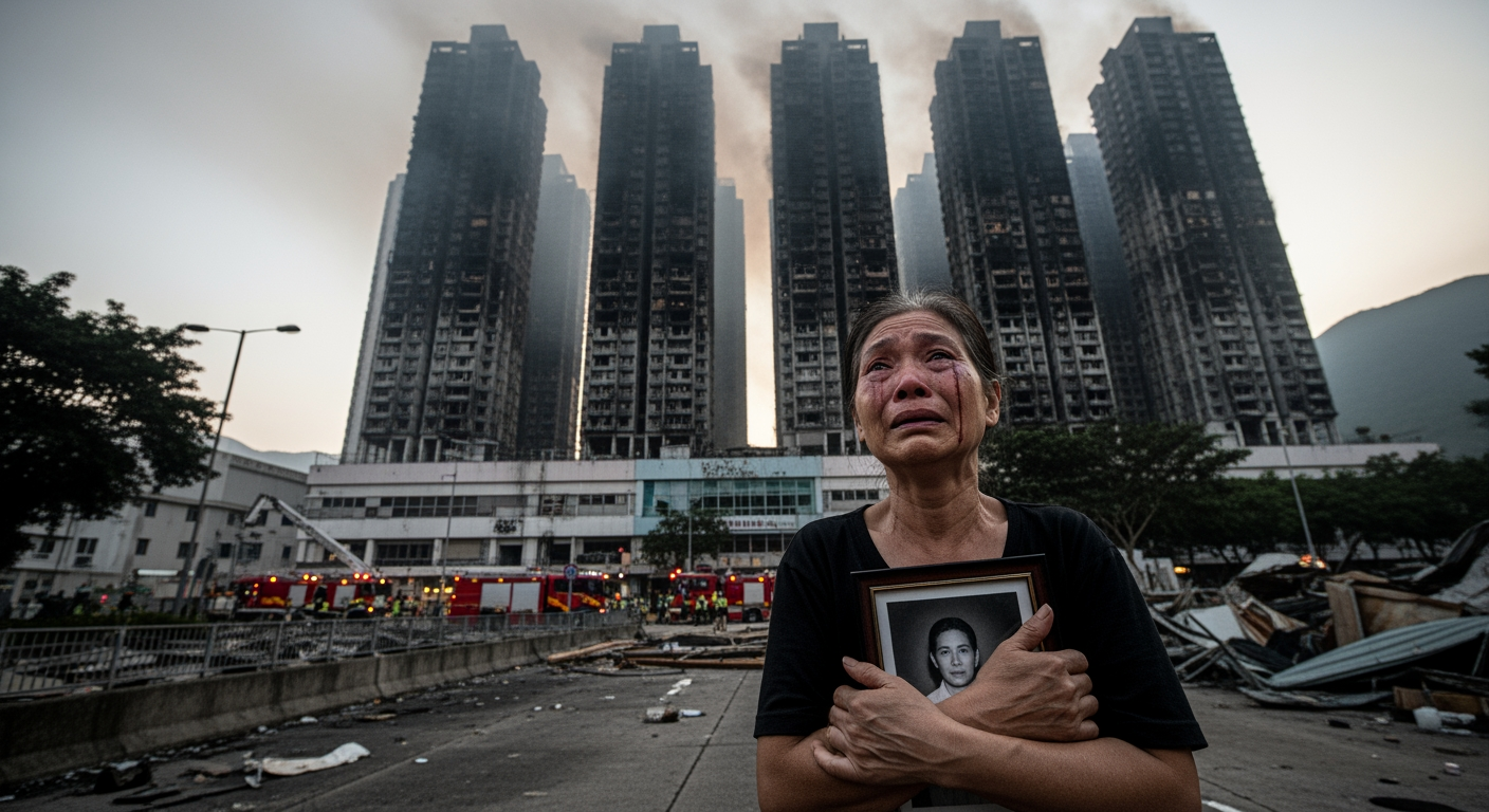 香港高樓火災救援結束，死亡人數達 128 人