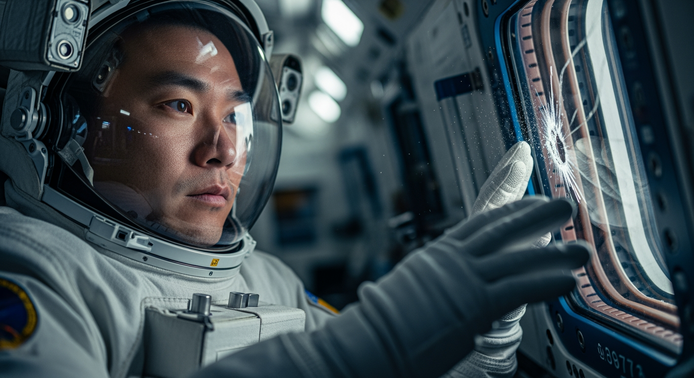 太空船遭碎片擊中 中國太空人延後返回