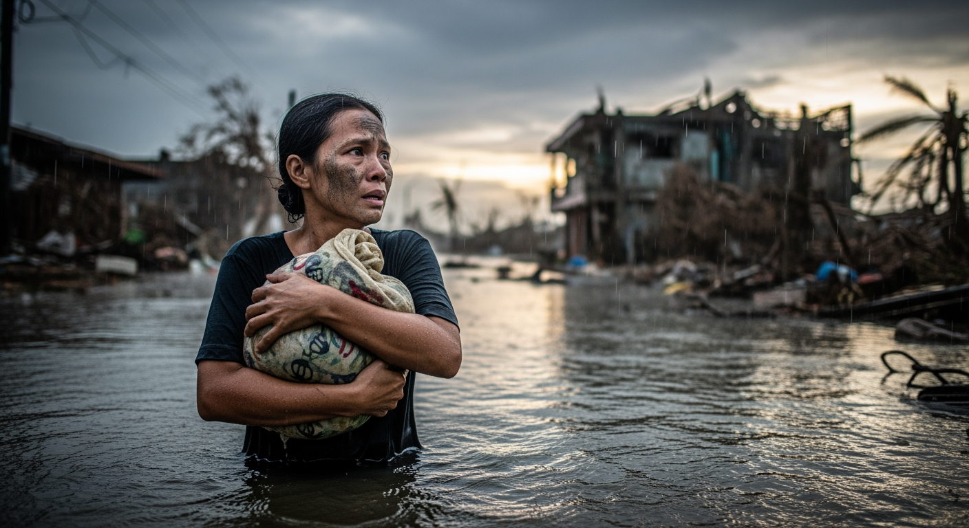 繼海鷗颱風後，超級颱風鳳凰重創菲律賓