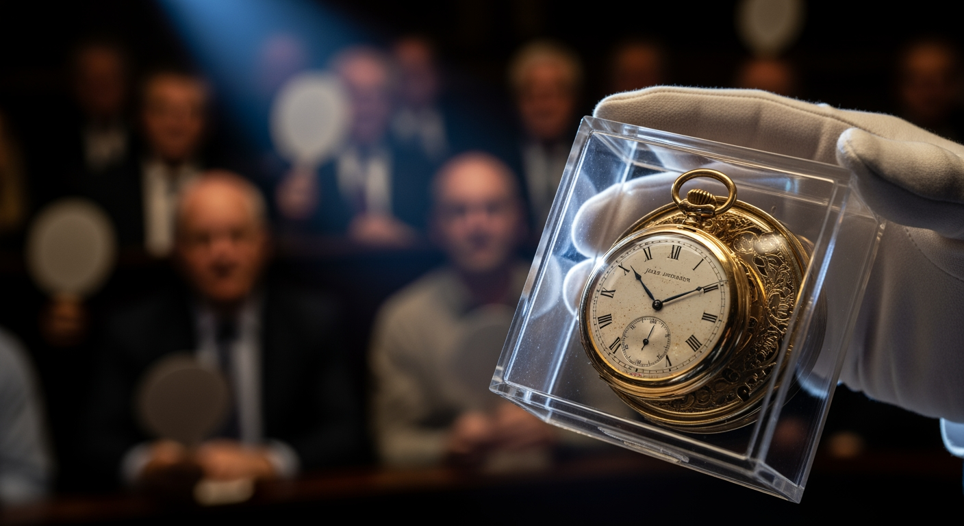 鐵達尼號乘客懷錶在拍賣會以創紀錄的178萬英鎊售出