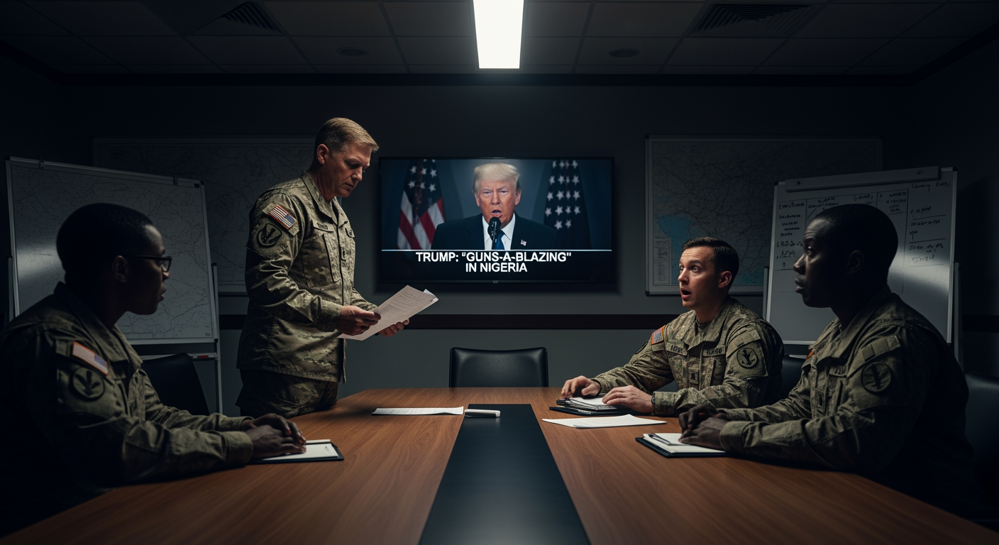 川普對奈及利亞「火力全開」的威脅震驚關鍵人士與幕僚