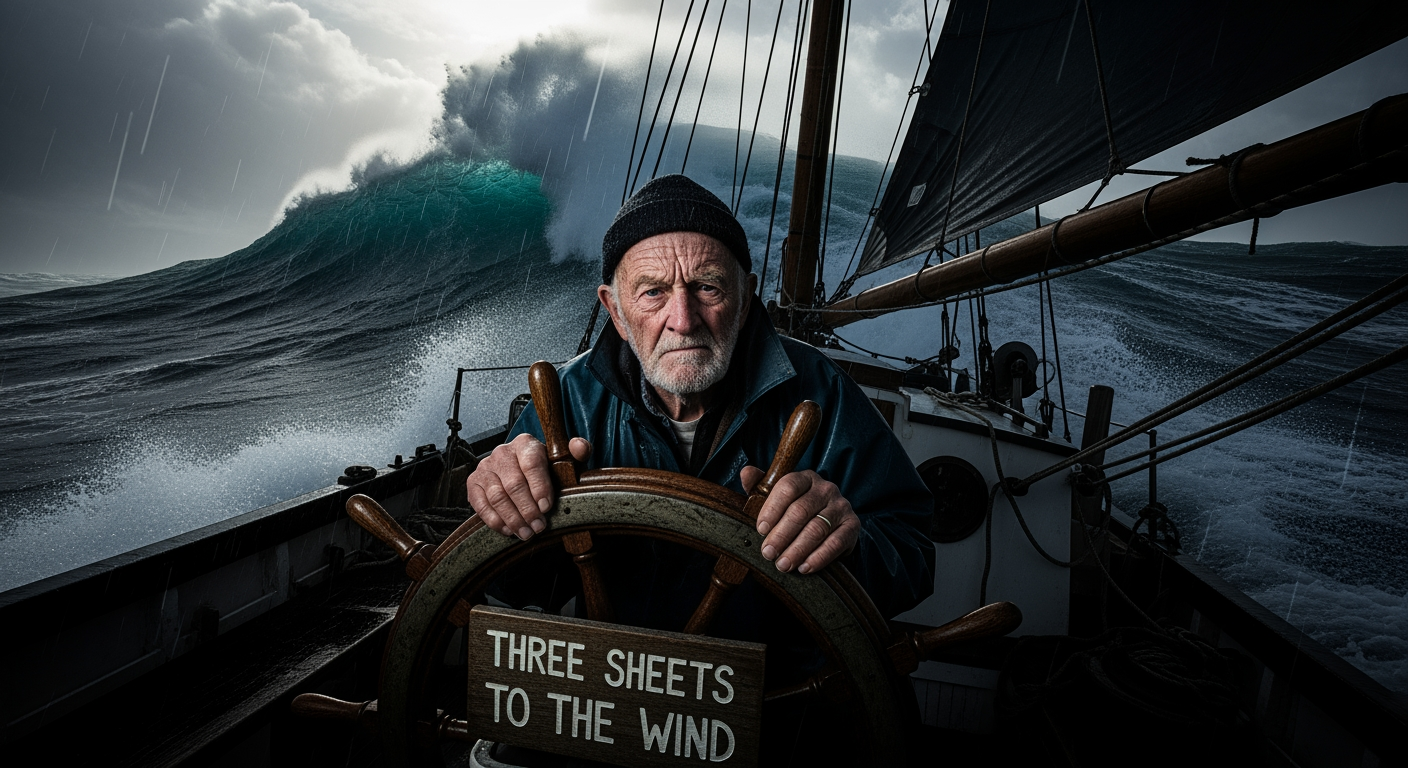 「酩酊大醉」（Three sheets to the wind）：日常用語如何從海上吹進生活