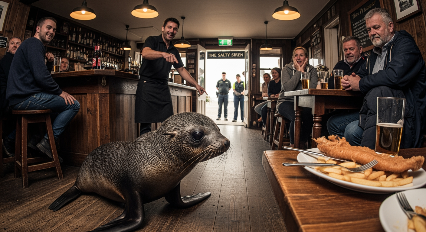 A seal walks into a bar (no, really)
