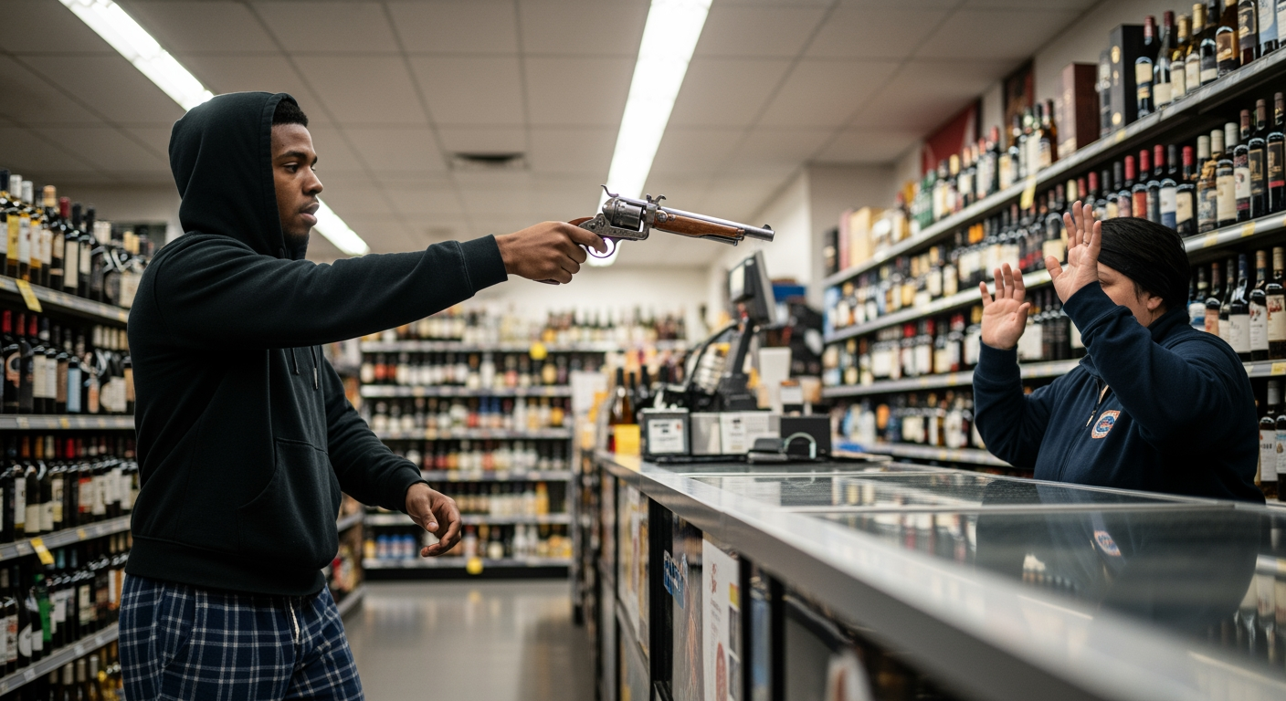 奧克拉荷馬州男子涉嫌持「老式滑膛槍」搶劫酒類專賣店