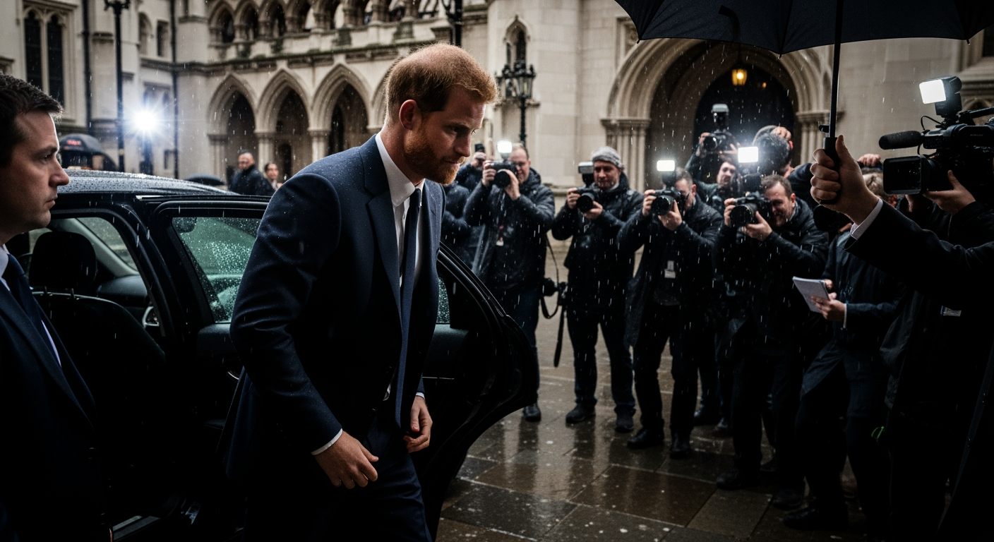 對決《每日郵報》法律戰開打，哈利王子抵達高等法院