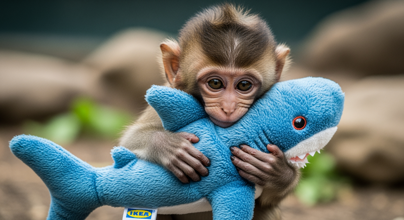 孤單的小猴子爆紅後，他的 IKEA 安撫玩具賣到缺貨