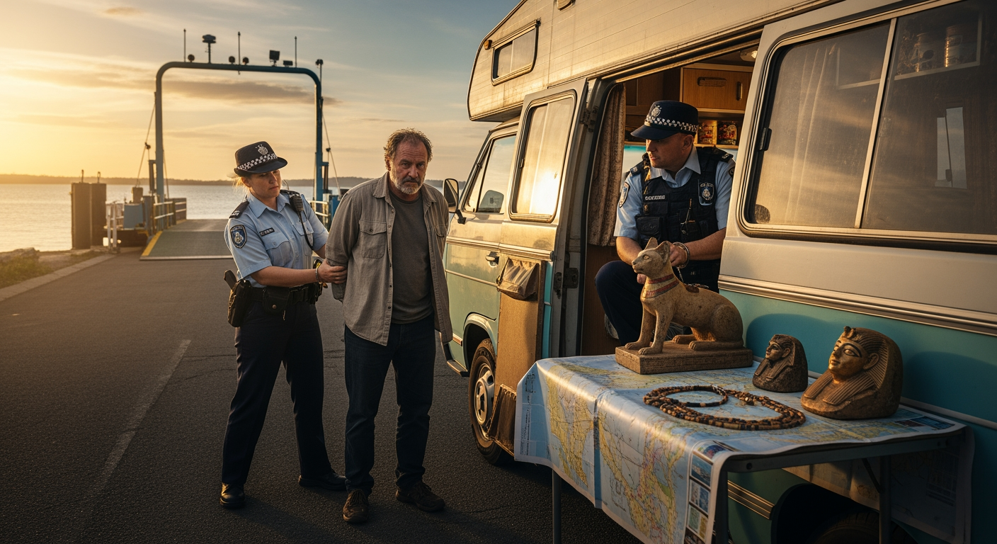 昆士蘭博物館遭竊無價埃及文物，涉案飛賊已被捕