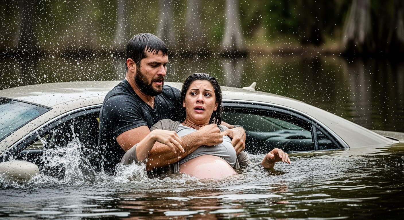 臨盆前數小時落水，佛州孕婦獲男子英勇救起