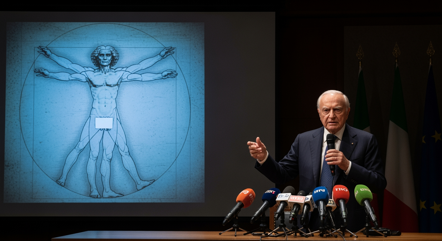 義大利轉播商遭控在冬奧報導中審查達文西名作《維特魯威人》