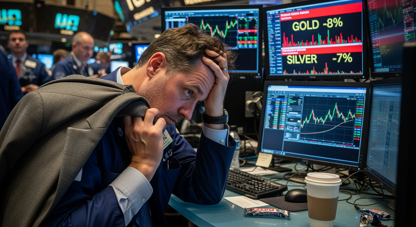 金銀價格暴跌，震撼全球股市