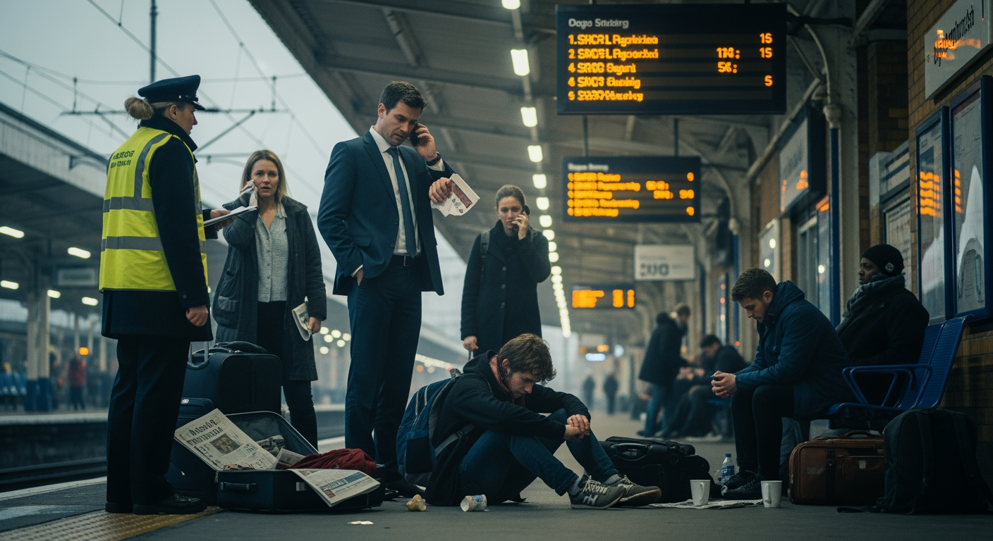 英格蘭東南部鐵路「請勿旅行」警報解除，但交通中斷仍持續