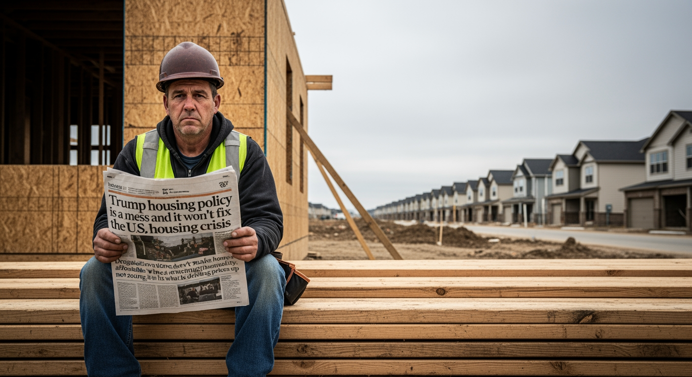 川普的住房政策一團亂，無助解決美國住房危機