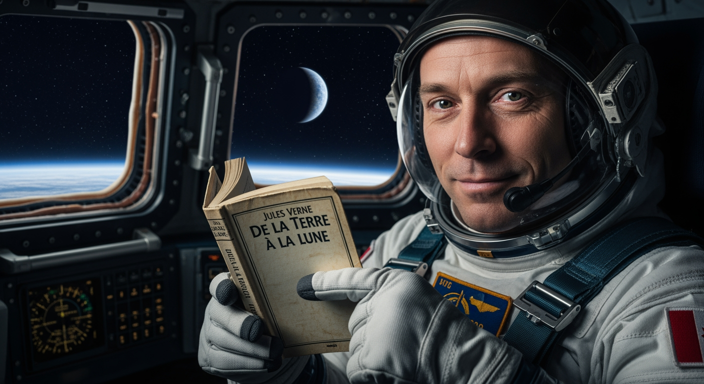 加拿大太空人妙語解頤，助彌平法語爭議裂痕