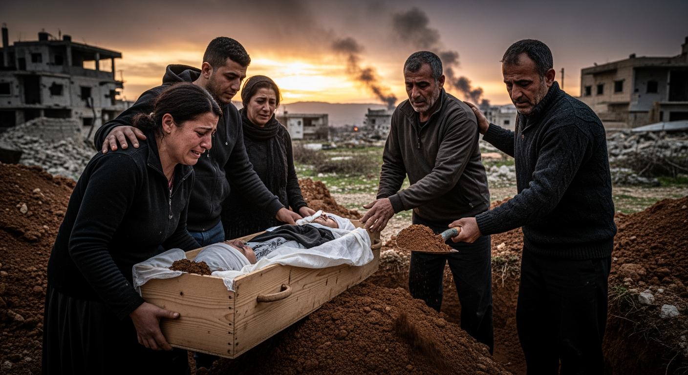 黎巴嫩人被迫將死者下葬兩次，戰爭剝奪了他們最後道別的機會