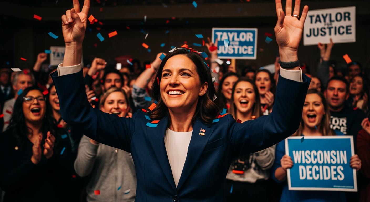 自由派法官克里斯·泰勒贏得威斯康辛州最高法院選舉－美國政治即時報導