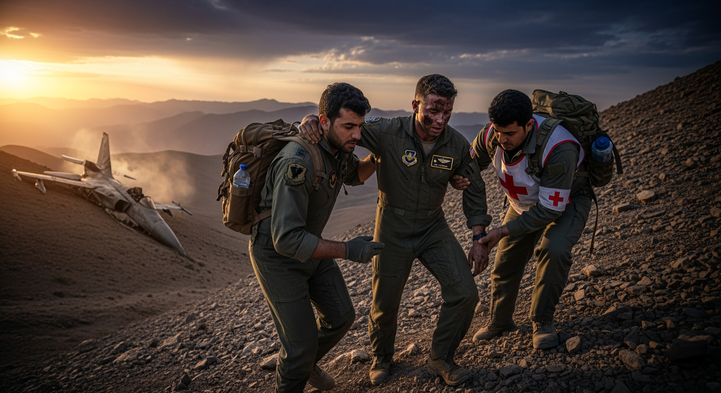 中東危機不斷更新：美伊競相尋獲墜毀戰機的失蹤飛行員；另一艘船通過荷莫茲海峽