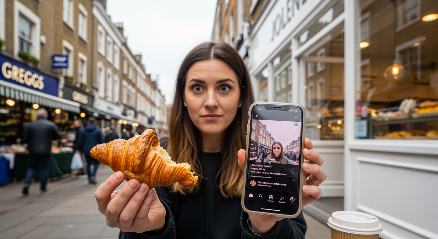 「跟 Greggs 不太一樣」：TikTok 創作者實測倫敦「仕紳化」烘焙坊