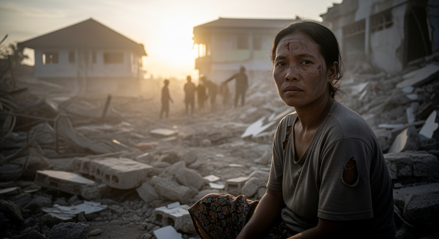 印尼發生規模 7.4 地震，造成一人死亡與建築物受損