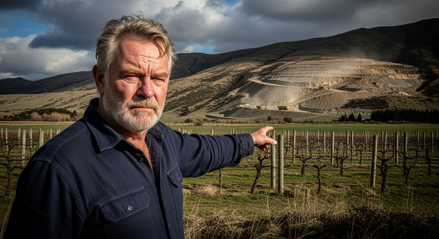 山姆·尼爾表示紐西蘭金礦支持者對他發出暴力威脅